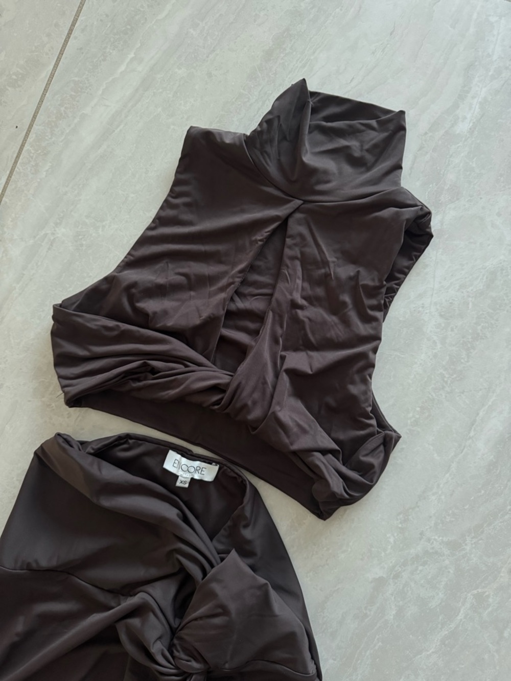 ENCORE Black Twisted Two-Piece Set - Picture 8 of 9